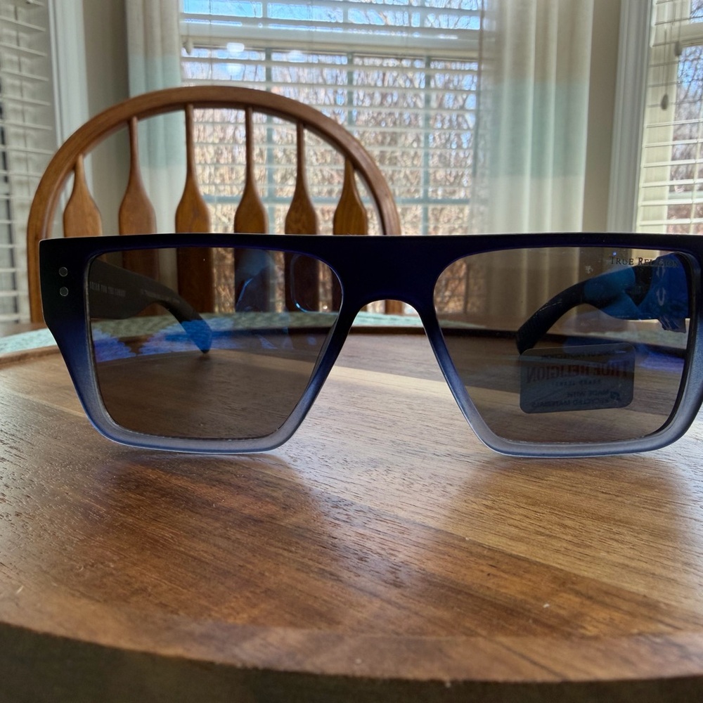 True Religion Blue and Black Men's Glasses